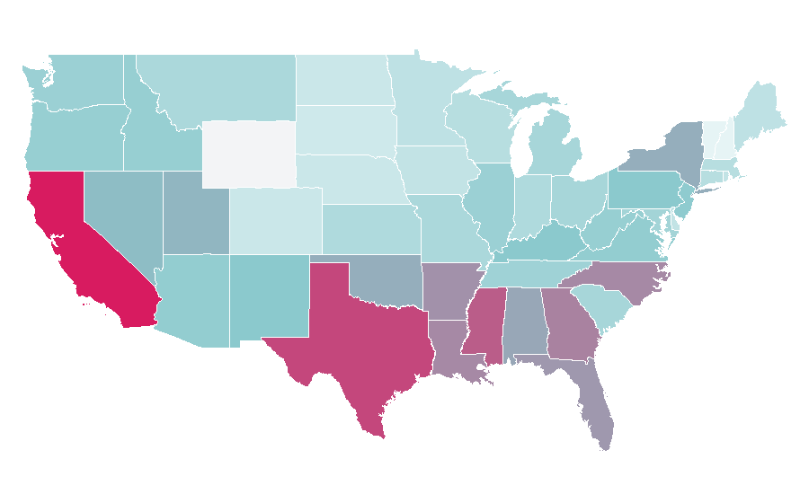 Affinity by region — Bambi, United States