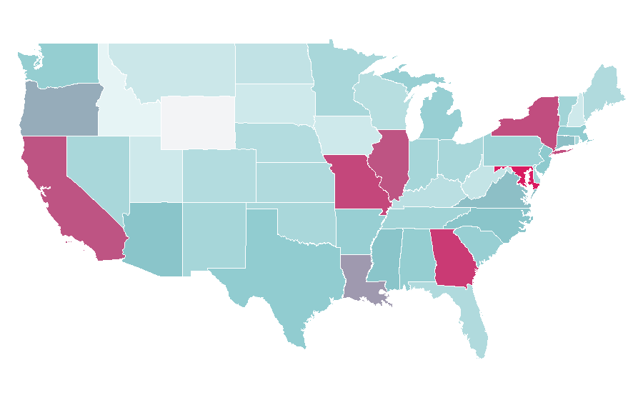 Affinity by region — Bamboozled, United States