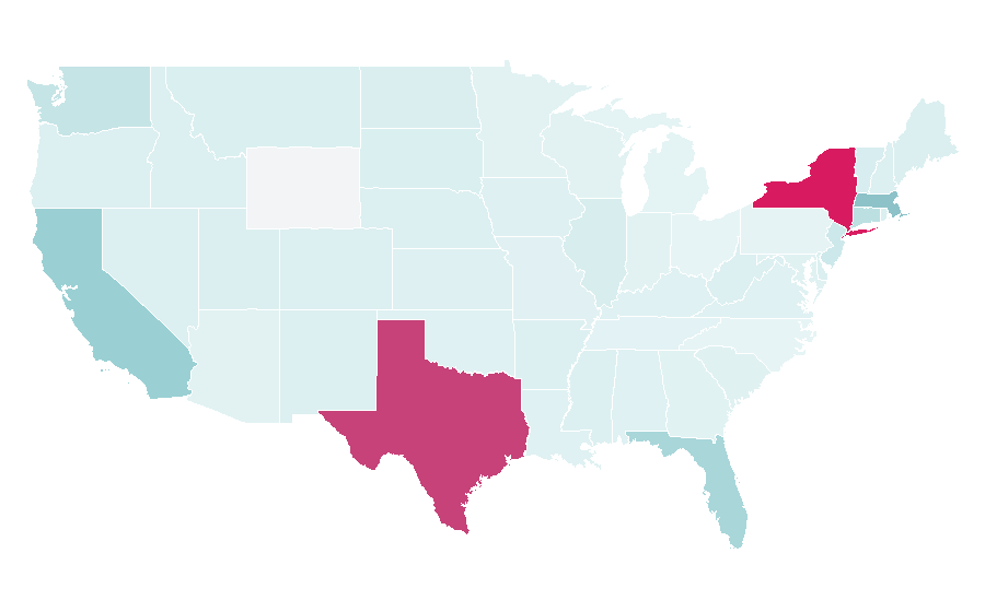 Affinity by region — B&B Italia, United States