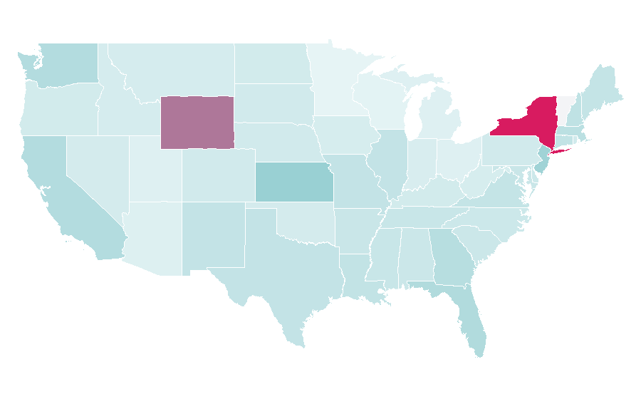 Affinity by region — B&Q, United States