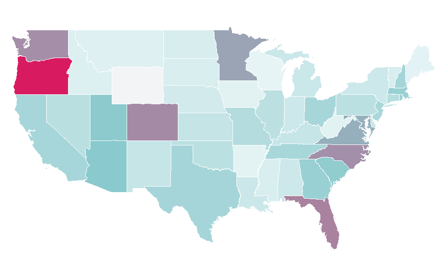 Affinity by region — Banfield Pet Hospital, United States