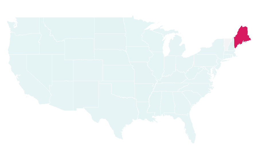 Affinity by region — Bangor Daily News, United States