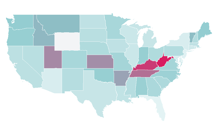 Affinity by region — Banjo, United States