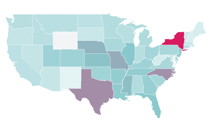 Affinity by region — Bank holiday, United States