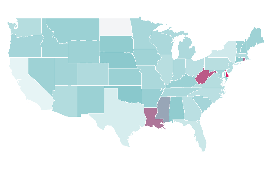 Affinity by region — Baqai Medical University, United States