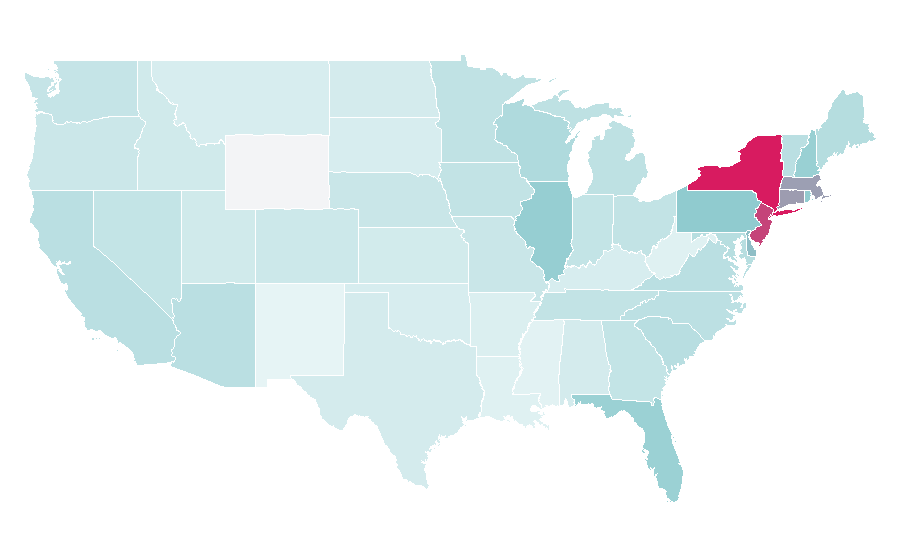 Affinity by region — Barbara Corcoran, United States