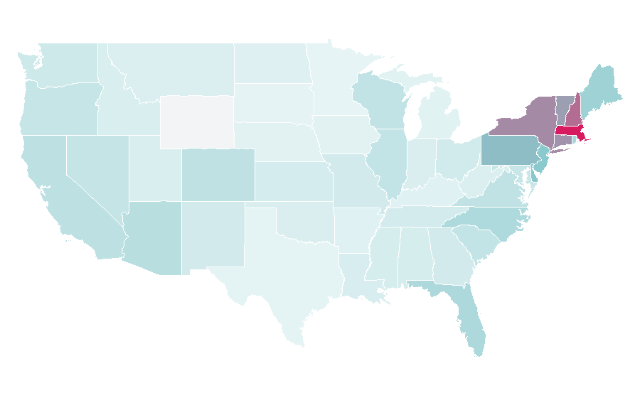 Affinity by region — Barclaycard, United States
