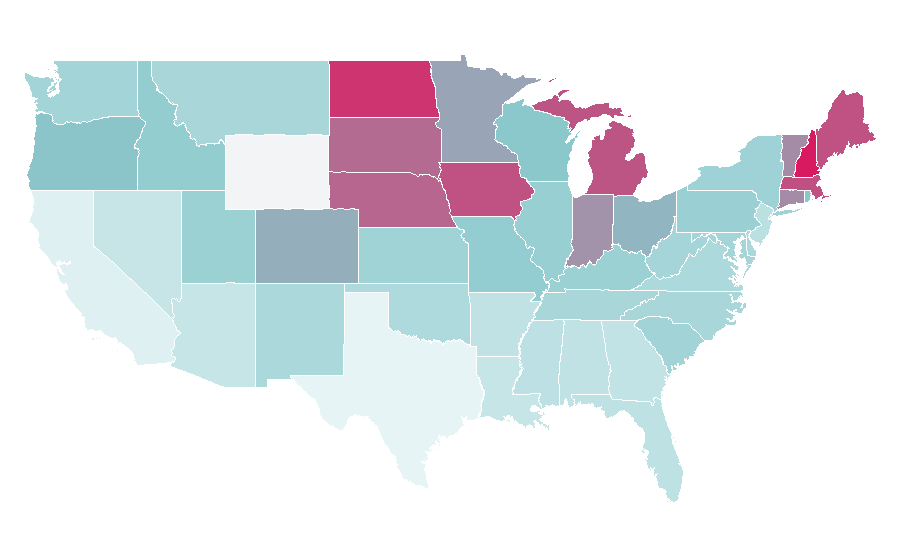 Affinity by region — Barenaked Ladies, United States