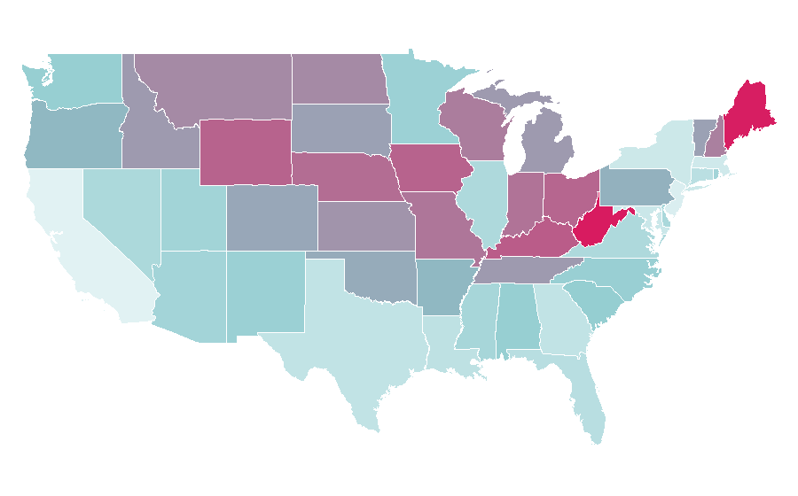 Affinity by region — BarkBox, United States