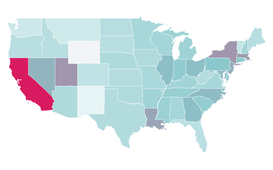 Affinity by region — Baron Davis, United States