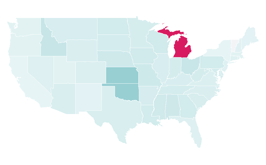 Affinity by region — Barry Sanders, United States