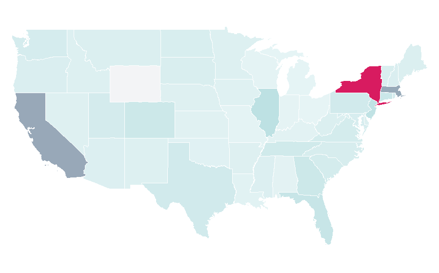 Affinity by region — Barry's Bootcamp, United States