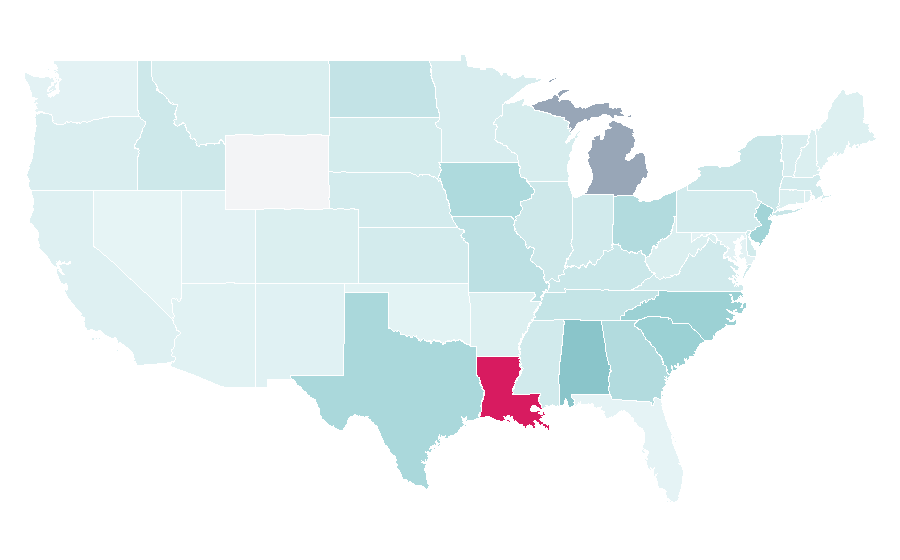 Affinity by region — BASF, United States