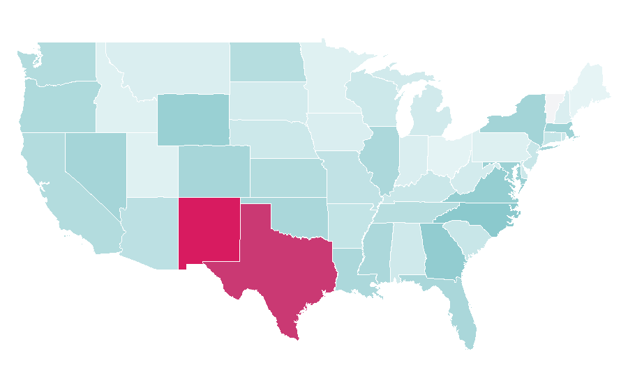 Affinity by region — Basica, United States
