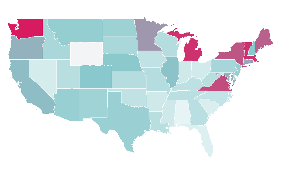 Affinity by region — Basra, United States