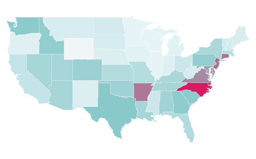 Affinity by region — Bassett Furniture, United States