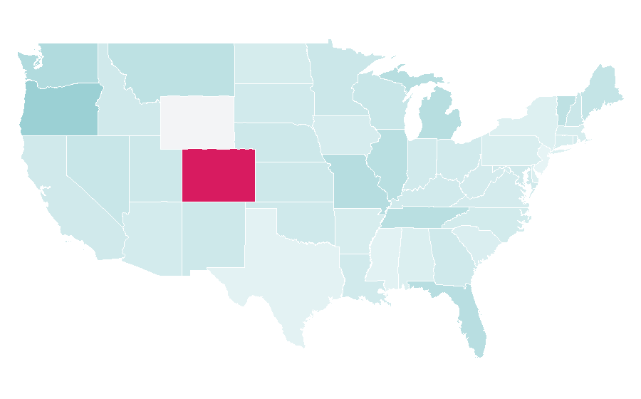 Affinity by region — Bassnectar, United States