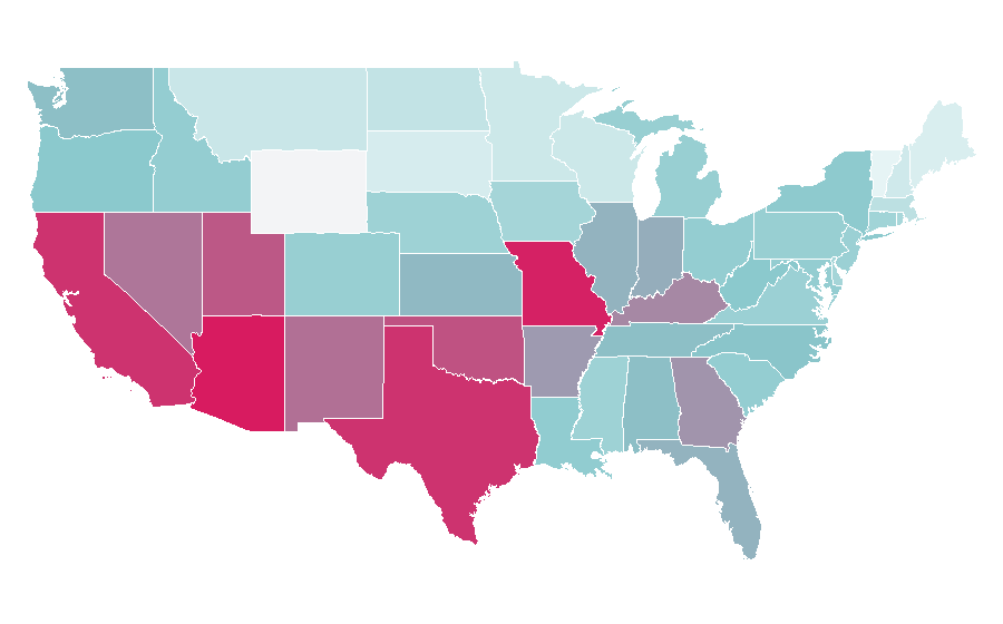 Affinity by region — Batman Beyond, United States