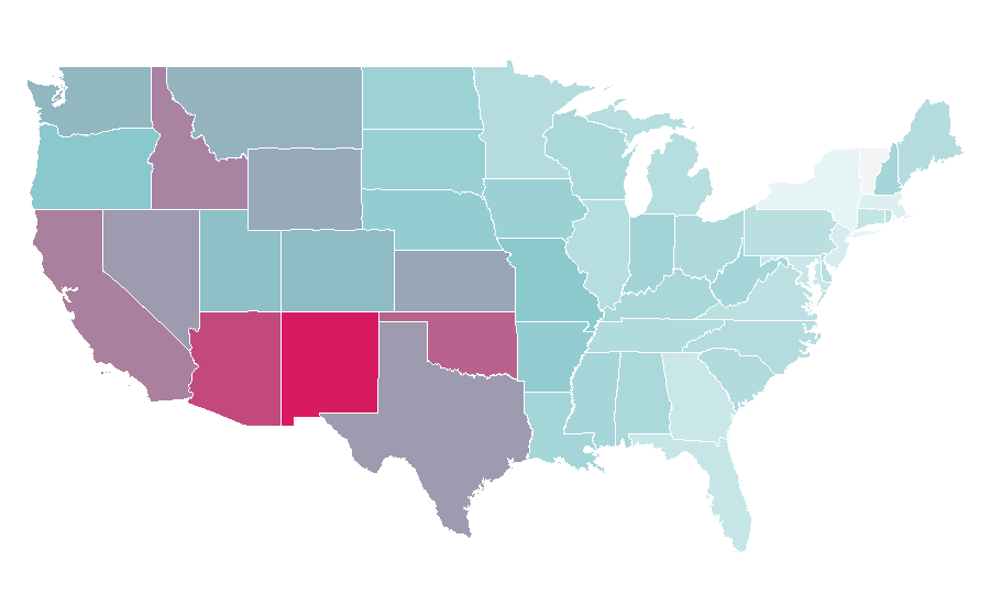 Affinity by region — Battle: Los Angeles, United States