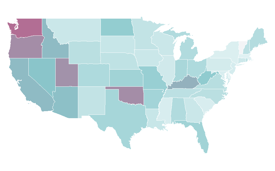 Affinity by region — Battle.net, United States