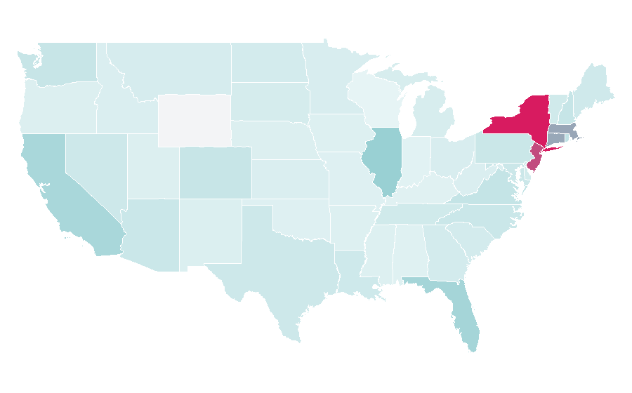 Affinity by region — Baume et Mercier, United States