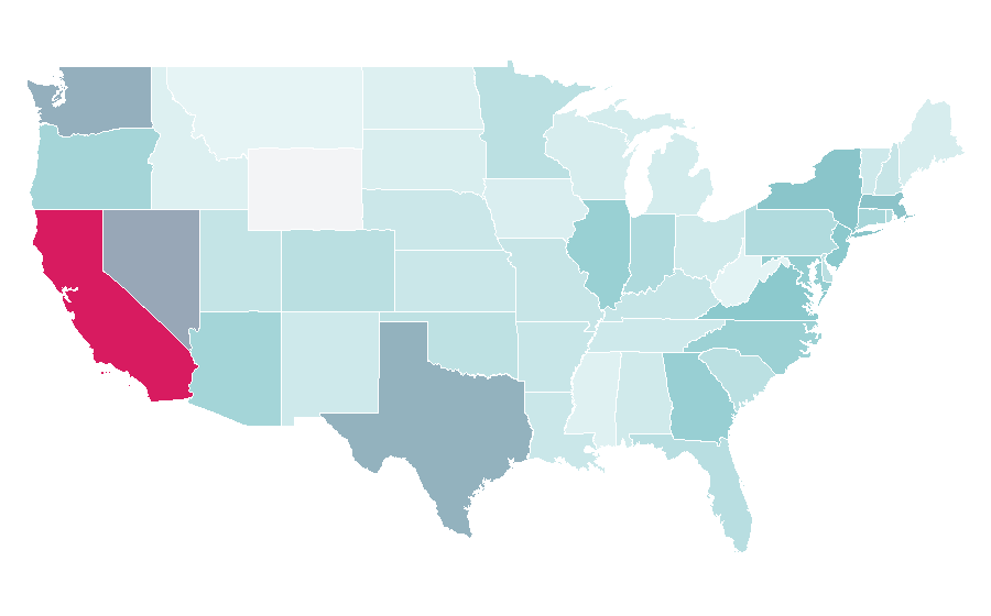 Affinity by region — beabadoobee, United States