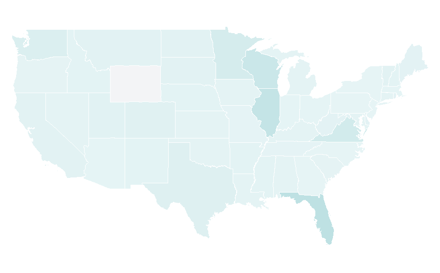 Affinity by region — Beach Park (water park), United States