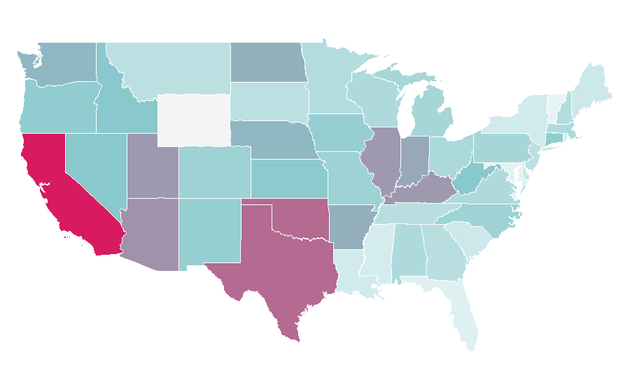 Affinity by region — Beanie Babies, United States