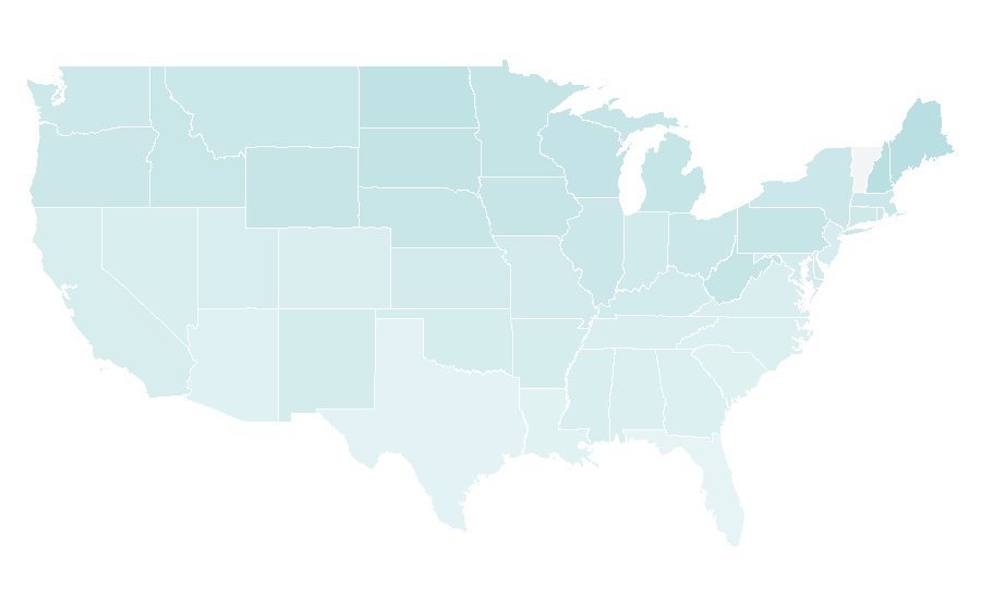 Affinity by region — Bearpaw (footwear), United States