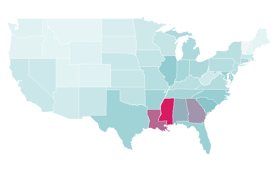 Affinity by region — Beats Electronics, United States