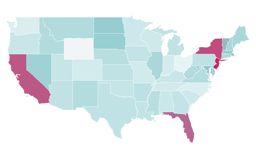 Affinity by region — Bebê Store, United States