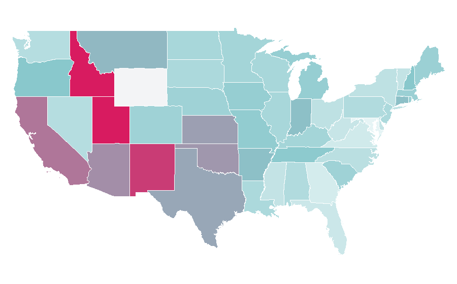 Affinity by region — Because I Said So (film), United States