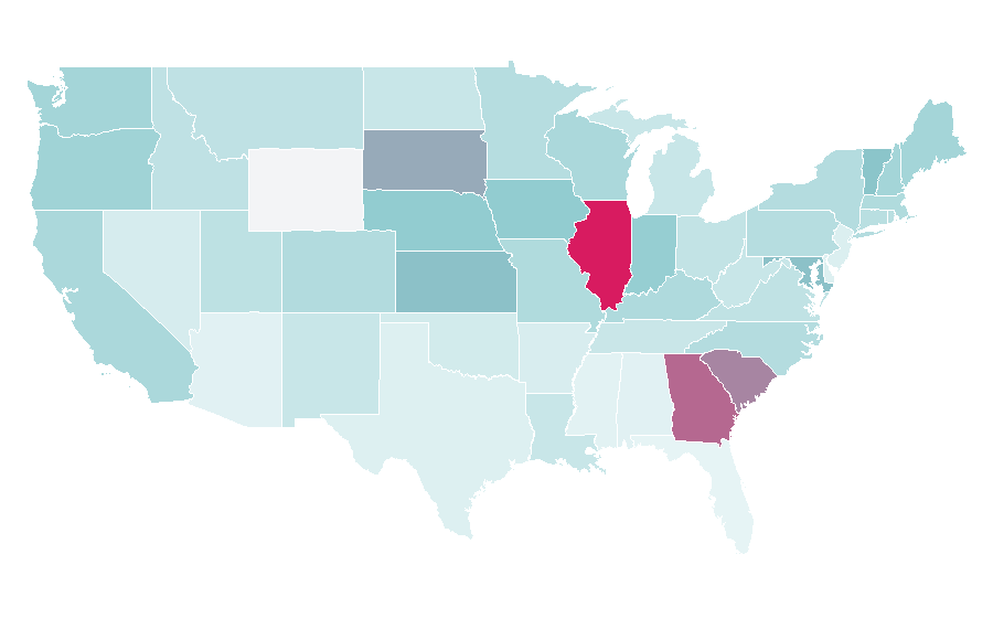 Affinity by region — Beck, United States