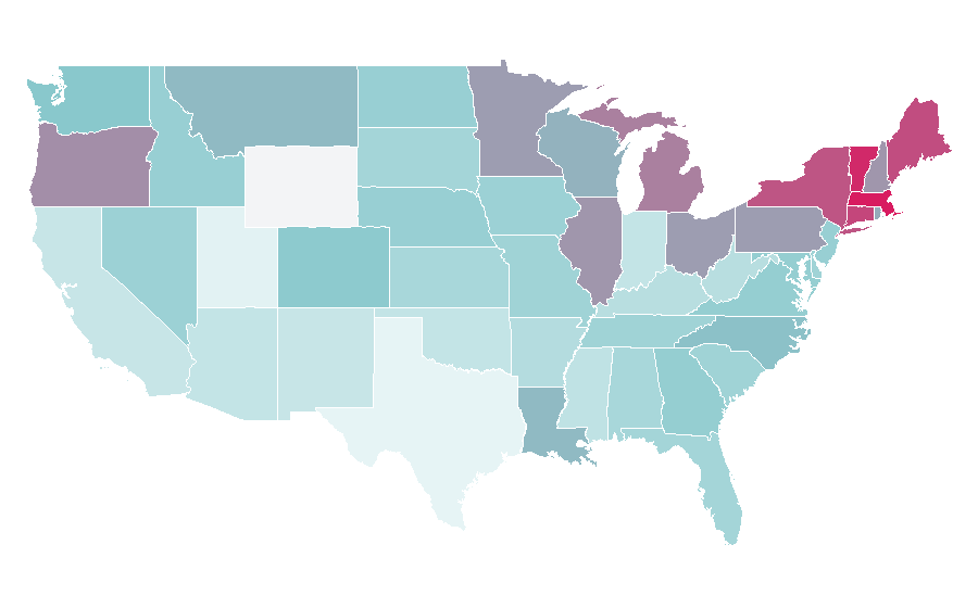 Affinity by region — Beefeater Gin, United States