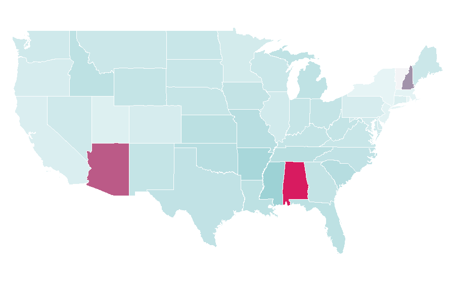 Affinity by region — Beekeeper, United States