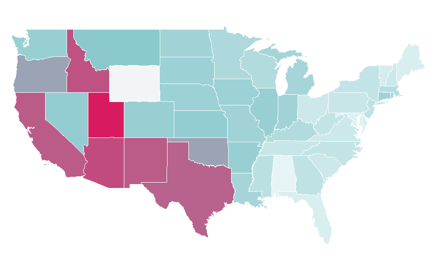 Affinity by region — Before I Fall (film), United States