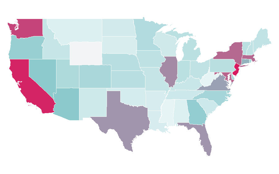 Affinity by region — Belgium national football team, United States