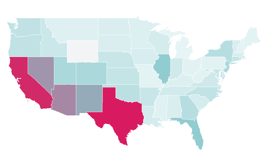 Affinity by region — Belinda, United States