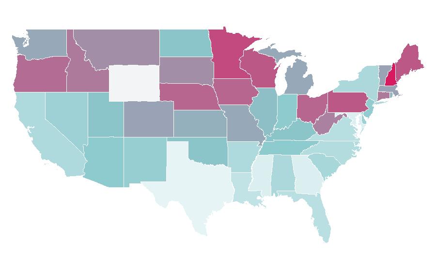 Affinity by region — Belinda Carlisle, United States