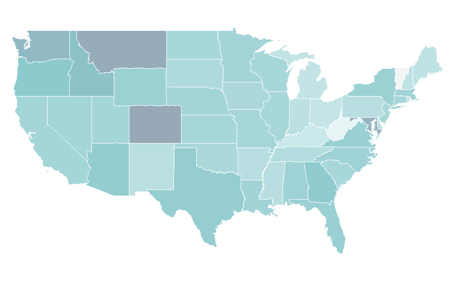 Affinity by region — Belize, United States