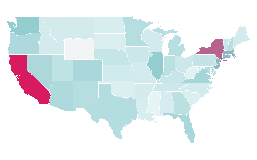 Affinity by region — Belkin, United States