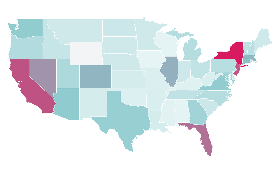 Affinity by region — Bell & Ross, United States