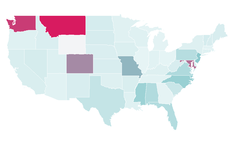 Affinity by region — Bella Italia, United States