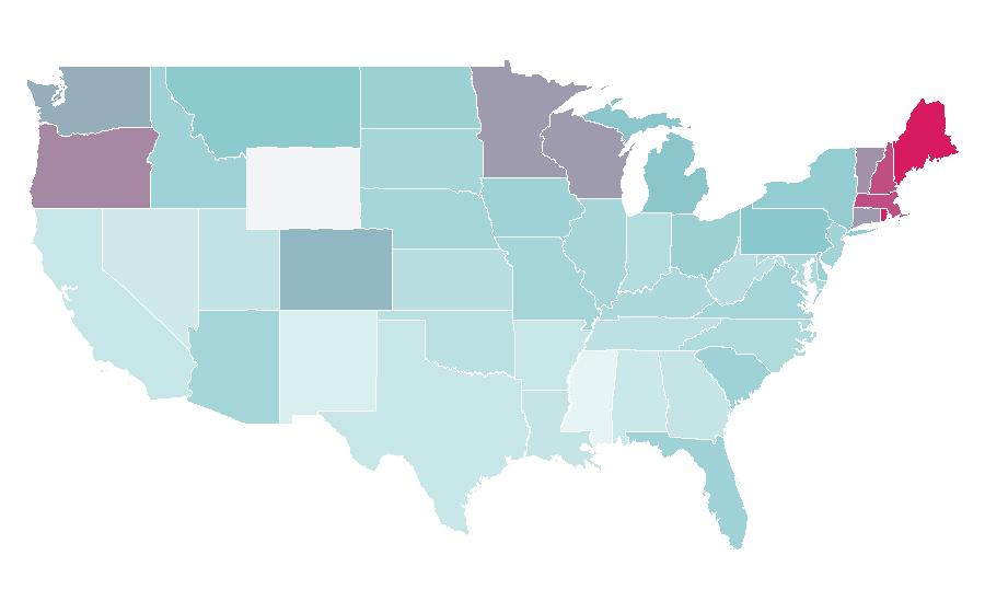 Affinity by region — Below Deck, United States