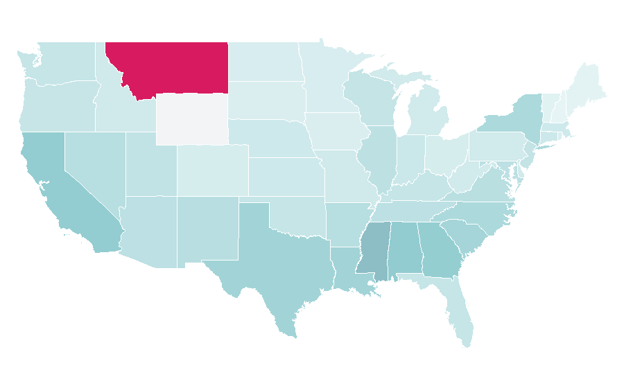 Affinity by region — Belt (clothing), United States