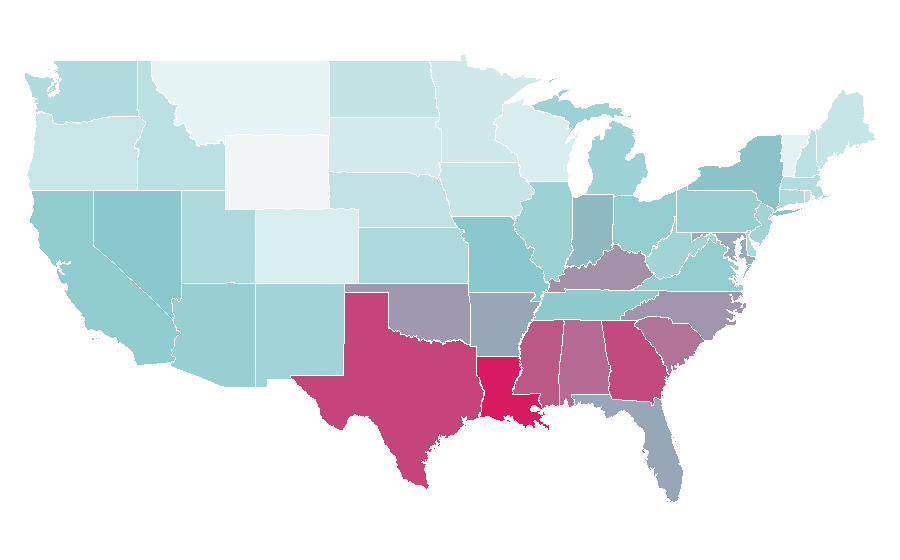 Affinität nach Region — Ben 10, USA