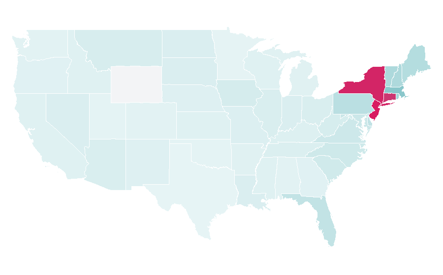 Affinity by region — Ben Rice, United States