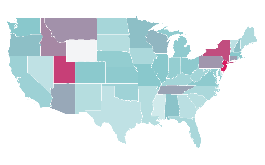 Affinity by region — Ben Shapiro, United States