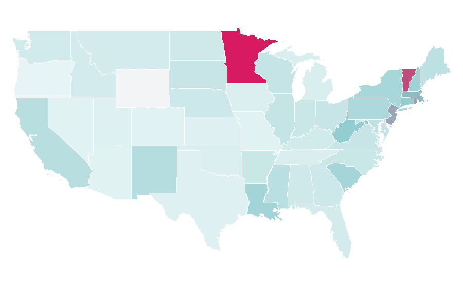 Affinity by region — Ber, United States