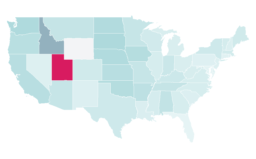 Affinity by region — BeReal, United States